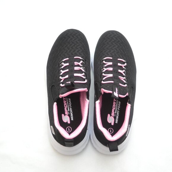 S Sport By Skechers Kids' Vana Sneakers - Black - Picture 7 of 8